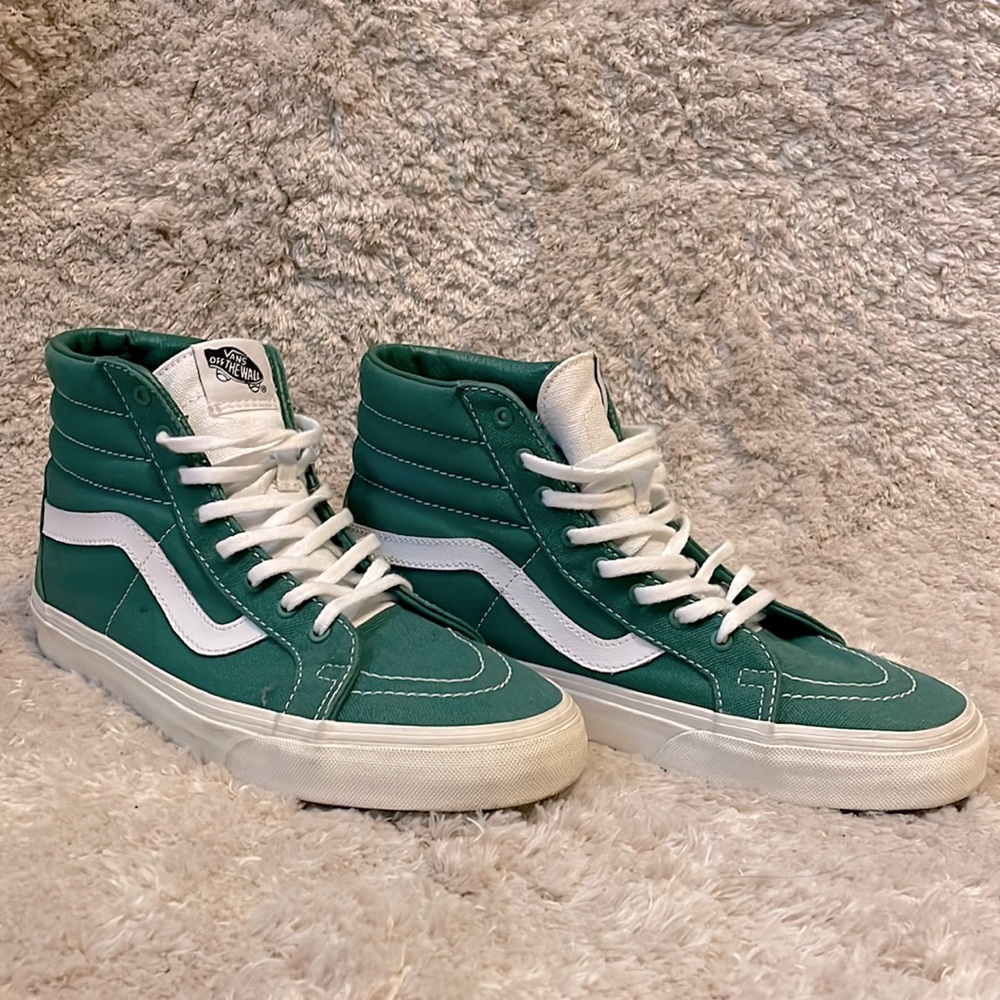 Green Sk8 Hi Vans - Women’s Size 10 - Men’s Size 8.5